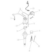 Esploso Accensione Motore 3.0L / 4.1L | Repuestos Marinos