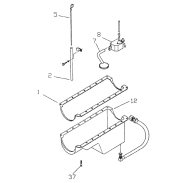 Despiece Cárter Motor 5.0L / 5.7L V8 | Repuestos Marinos