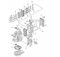 Mercury Engine Breakdown 4T 30-40 HP