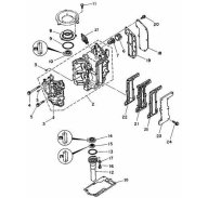 Éclaté Mercury Moteur 2T 6C 6D 8C