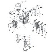 Yamaha 2T Engine Breakdown 6-8CV | Marine Parts