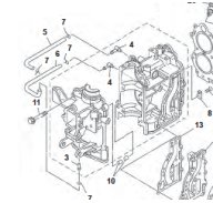 Éclaté Yamaha 2T Moteur 9.9-15CV | Pièces Marines
