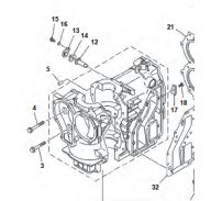 Yamaha 2T Engine Breakdown 25-30CV | Marine Parts