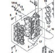 Yamaha 2T Engine Breakdown 25-30CV-86-13 | Marine Parts