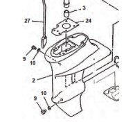 Despiece Yamaha Cola F9.9-F15 | Peças Náuticas