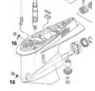 Despiece Yamaha Cola V6 F225-F300