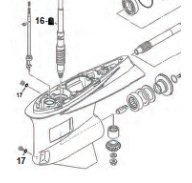 Esploso Yamaha Piede V8 F300-F350