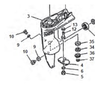 Éclaté Yamaha Embase 2-3HP