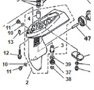 Despiece Yamaha Cola 4-5 CV | Recambios Marinos