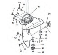 Yamaha Unterwasserteil E8D
