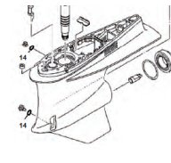 Éclaté Yamaha Embase VZ200-VZ300