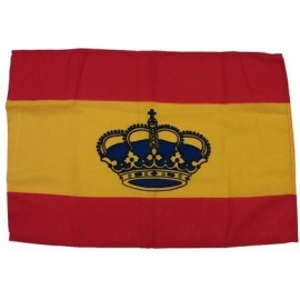 SPAIN FLAG WITH COAT OF ARMS 30*45