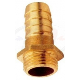 BRASS MALE HOSE CONNECTOR 1" X 32 MM