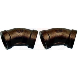 45º ELBOW BANDED AISI316 3/8" (PACK 2)