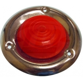 RUBBER CAP WITH S.S. FLANGE RED