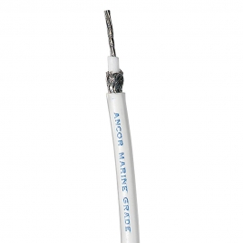 CABLE COAXIAL RG 8X Blanc - 75 m