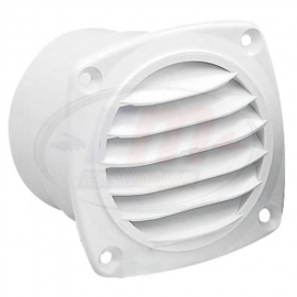 ROUND LOUVER AIR VENT 63,5*93,5 mm - WHI