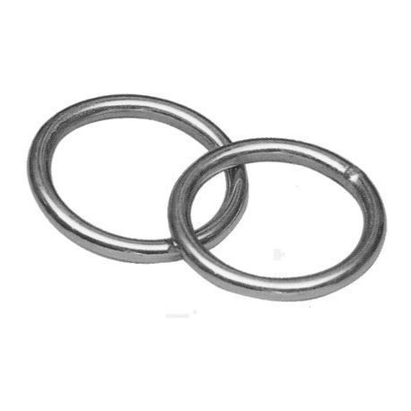 ROUND RING, WELDED 4X25MM (PACK 2)