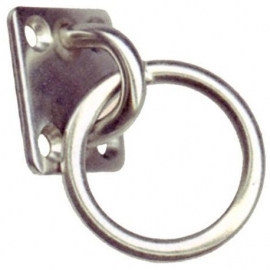 SQUARE EYE PLATE W/RING (PACK 5)