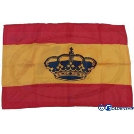 SPAIN FLAG WITH COAT OF ARMS 20*30