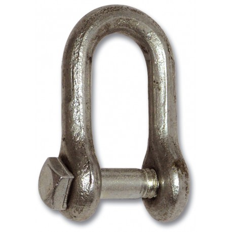 TRAWLING D SHACKLE, SCREW PIN 14MM (PACK