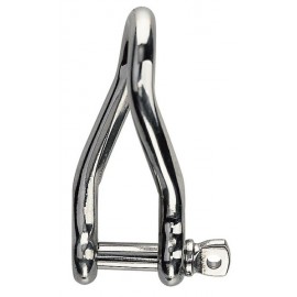 LONG TWIST SHACKLE AISI-316 6MM (PACK 2)